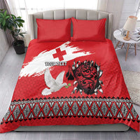 Tonga Heart Tribal Personalised Bedding Set Polynesian Patterns LT9 - Polynesian Pride