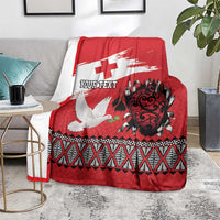 Tonga Heart Tribal Personalised Blanket Polynesian Patterns LT9 - Polynesian Pride