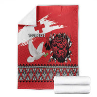 Tonga Heart Tribal Personalised Blanket Polynesian Patterns LT9 - Polynesian Pride