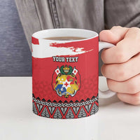 Tonga Heart Tribal Personalised Ceramic Mug Polynesian Patterns LT9 - Polynesian Pride