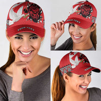 Tonga Heart Tribal Personalised Classic Cap Polynesian Patterns LT9 - Polynesian Pride