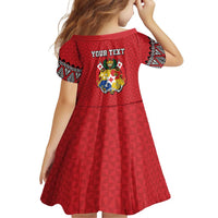 Tonga Heart Tribal Personalised Family Matching Long Sleeve Bodycon Dress and Hawaiian Shirt Polynesian Patterns