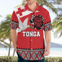Tonga Heart Tribal Personalised Hawaiian Shirt Polynesian Patterns