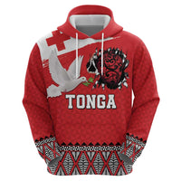 Tonga Heart Tribal Personalised Hoodie Polynesian Patterns LT9 - Polynesian Pride
