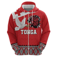 Tonga Heart Tribal Personalised Hoodie Polynesian Patterns LT9 - Polynesian Pride