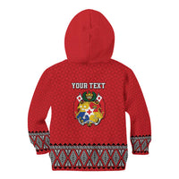 Tonga Heart Tribal Personalised Kid Hoodie Polynesian Patterns LT9 - Polynesian Pride