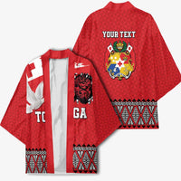 Tonga Heart Tribal Personalised Kimono Polynesian Patterns LT9 - Polynesian Pride