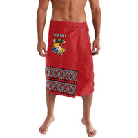 Tonga Heart Tribal Personalised Lavalava Polynesian Patterns LT9 Red - Polynesian Pride