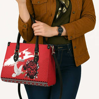 Tonga Heart Tribal Personalised Leather Bag Polynesian Patterns LT9 - Polynesian Pride