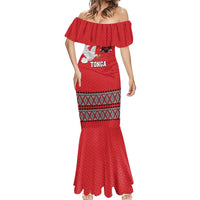 Tonga Heart Tribal Personalised Mermaid Dress Polynesian Patterns LT9 - Polynesian Pride