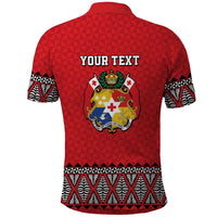 Tonga Heart Tribal Personalised Polo Shirt Polynesian Patterns LT9 - Polynesian Pride