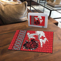 Tonga Heart Tribal Personalised Puzzle Polynesian Patterns LT9 - Polynesian Pride