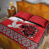 Tonga Heart Tribal Personalised Quilt Bed Set Polynesian Patterns LT9 - Polynesian Pride
