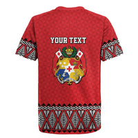 Tonga Heart Tribal Personalised Rugby Jersey Polynesian Patterns LT9 - Polynesian Pride