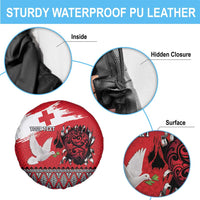 Tonga Heart Tribal Personalised Spare Tire Cover Polynesian Patterns LT9 - Polynesian Pride