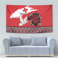 Tonga Heart Tribal Personalised Tapestry Polynesian Patterns LT9 - Polynesian Pride