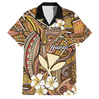 Personalised Hawaii Tribal Humpback Whale Family Matching Tank Maxi Dress and Hawaiian Shirt Melemele Hibiscus Seamless Pattern