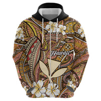 Personalised Hawaii Tribal Humpback Whale Hoodie Melemele Hibiscus Seamless Pattern LT9 - Polynesian Pride