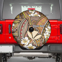 Personalised Hawaii Tribal Humpback Whale Spare Tire Cover Melemele Hibiscus Seamless Pattern LT9 - Polynesian Pride