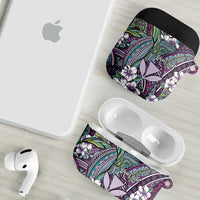 Personalised Hawaii Tribal Humpback Whale AirPods Case Poni Hibiscus Seamless Pattern LT9 - Polynesian Pride