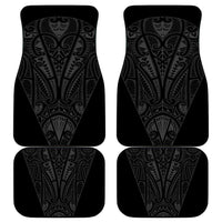 Queensland Maori Rugby Nga Hau e Wha Car Mats Black Motif