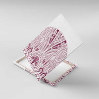 Queensland Maori Rugby Nga Hau e Wha Canvas Wall Art White Motif