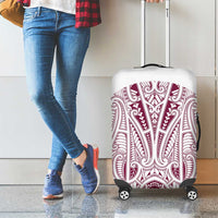 Queensland Maori Rugby Nga Hau e Wha Luggage Cover White Motif