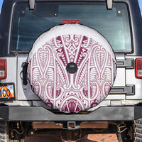 Queensland Maori Rugby Nga Hau e Wha Spare Tire Cover White Motif