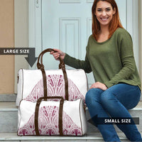 Queensland Maori Rugby Nga Hau e Wha Travel Bag White Motif - Polynesian Pride
