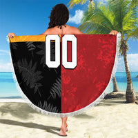 Custom British Lions-AUNZ Beach Blanket Australia-New Zealand Indigenous Motif LT9 - Polynesian Pride