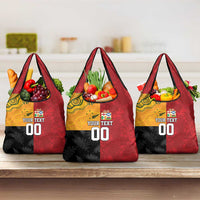 Custom British Lions-AUNZ Grocery Bag Australia-New Zealand Indigenous Motif LT9 3-pack One Size Red - Polynesian Pride