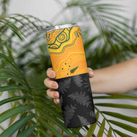 Custom British Lions-AUNZ Skinny Tumbler Australia-New Zealand Indigenous Motif
