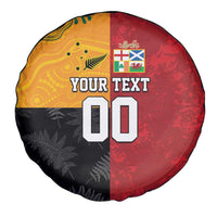 Custom British Lions-AUNZ Spare Tire Cover Australia-New Zealand Indigenous Motif