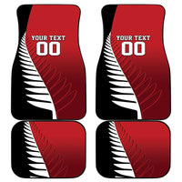 Custom British Lions New Zealand Car Mats Half Black Fern LT9 - Polynesian Pride