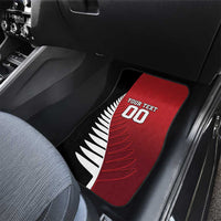 Custom British Lions New Zealand Car Mats Half Black Fern LT9 - Polynesian Pride