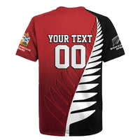 Custom British Lions New Zealand Rugby Jersey Half Black Fern