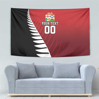 Custom British Lions New Zealand Tapestry Half Black Fern