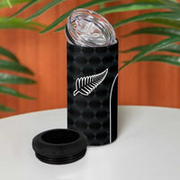 Custom British Lions New Zealand 4 in 1 Can Cooler Tumbler Sporty Style LT9 - Polynesian Pride