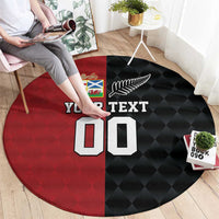 Custom British Lions New Zealand Round Carpet Sporty Style