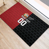 Custom British Lions New Zealand Rubber Doormat Sporty Style LT9 - Polynesian Pride