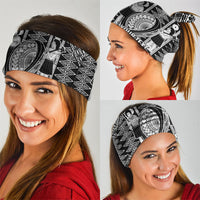 Fiji Custom Rugby National Heritage Neck Gaiter Black Traditional Masi Inspired