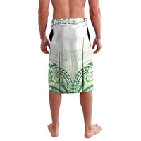 Its Okay Green Ribbon Personalised Lavalava Polynesian Depression Awareness LT9 - Polynesian Pride