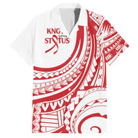 Know Your Status Red Ribbon Personalised Hawaiian Shirt Polynesian AIDS Awareness LT9 Red - Polynesian Pride