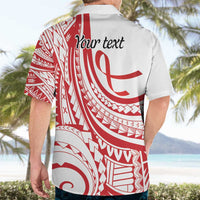Know Your Status Red Ribbon Personalised Hawaiian Shirt Polynesian AIDS Awareness LT9 - Polynesian Pride