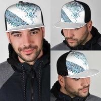 Kahui Whetu Paua shell Kowhaiwhai Taniko Mesh Trucker Cap Manta Ray Shark-Turtle Maori Tribal Style LT9 - Polynesian Pride