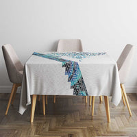 Kahui Whetu Paua shell Kowhaiwhai Taniko Personalised Tablecloth Manta Ray Shark-Turtle Maori Tribal Style LT9 - Polynesian Pride