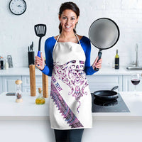 Mawhero Paua shell Kowhaiwhai Taniko Personalised Apron Manta Ray Shark-Turtle Maori Tribal Style LT9 - Polynesian Pride