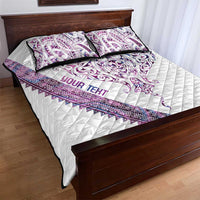 Mawhero Paua shell Kowhaiwhai Taniko Personalised Quilt Bed Set Manta Ray Shark-Turtle Maori Tribal Style LT9 - Polynesian Pride