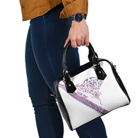 Mawhero Paua shell Kowhaiwhai Taniko Personalised Shoulder Handbag Manta Ray Shark-Turtle Maori Tribal Style LT9 - Polynesian Pride