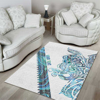 Kahui Whetu Paua shell Kowhaiwhai Taniko Personalised Area Rug Taniwha Maori Tribal Style